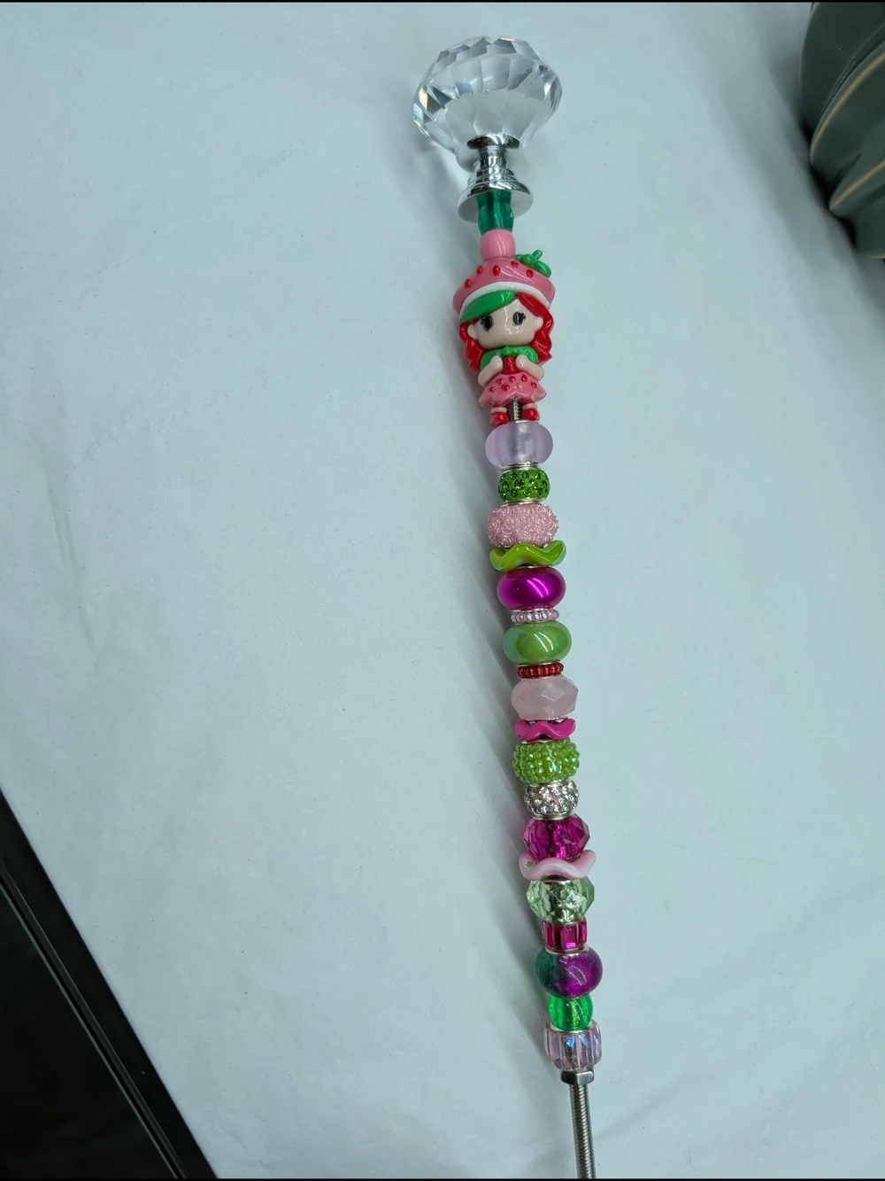 Hand Made Fairy Wand/Plant/Garden Stake W/Strawberry Shortcake 🍓
